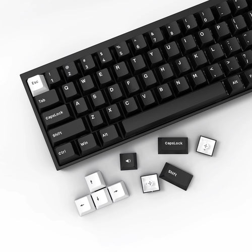168 Keys Double Shot PBT Keycap Custom Keycap Cherry Profile Keyboard Keycaps for Cherry Gateron MX Switches Gaming Keyboard