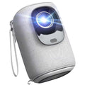 1920 X 1080 Full HD Wifi Bluetooth Mini Portable Projector with 9000-Lumens Handheld & Compatible HDMI USB, Audio Port